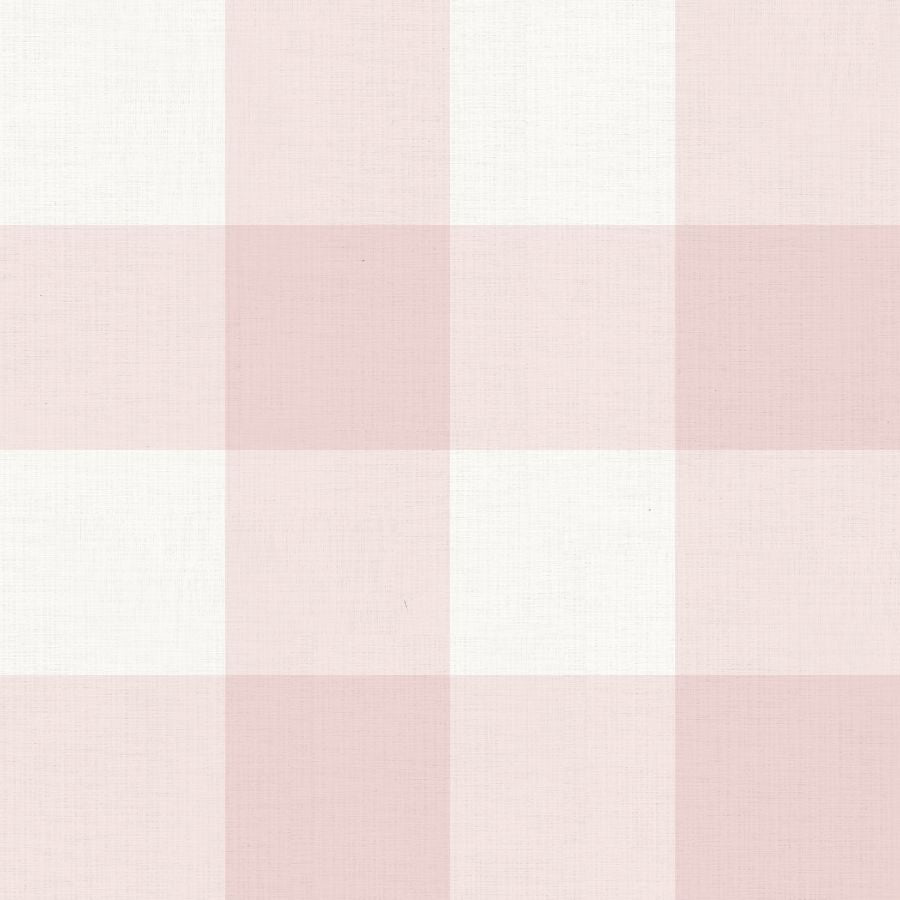 Checked Pattern Linen Blush
