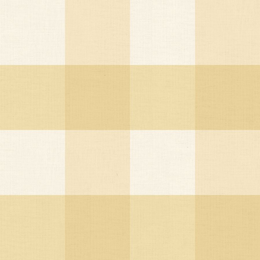 Checked Pattern Linen Honey