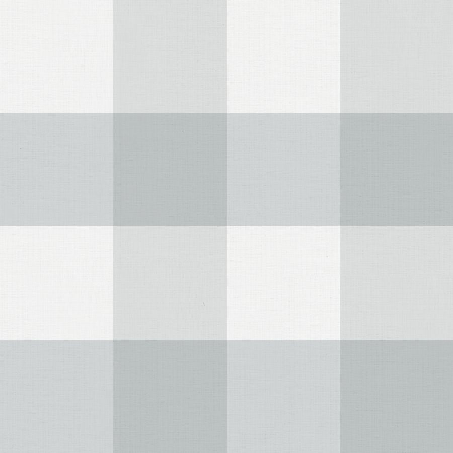 Checked Pattern Linen Mist