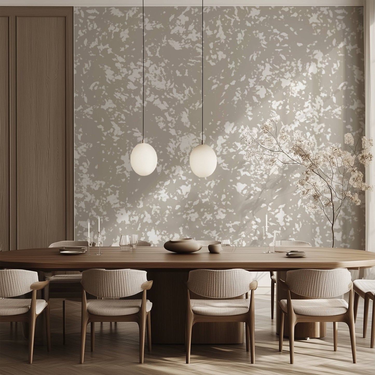 Abstract Beige Pattern-PAMPA Wallcoverings
