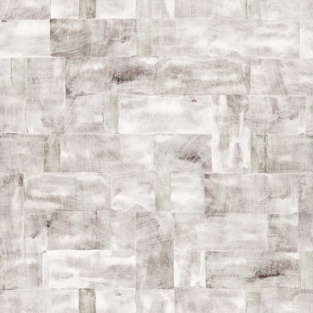 Bright Wall wallpaper sample, close-up of stone-texture detail