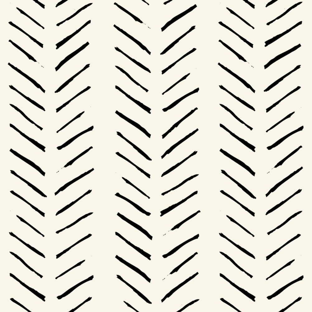 Brush Sticks Prints wallpaper sample, close-up of minimalist brush-mark pattern