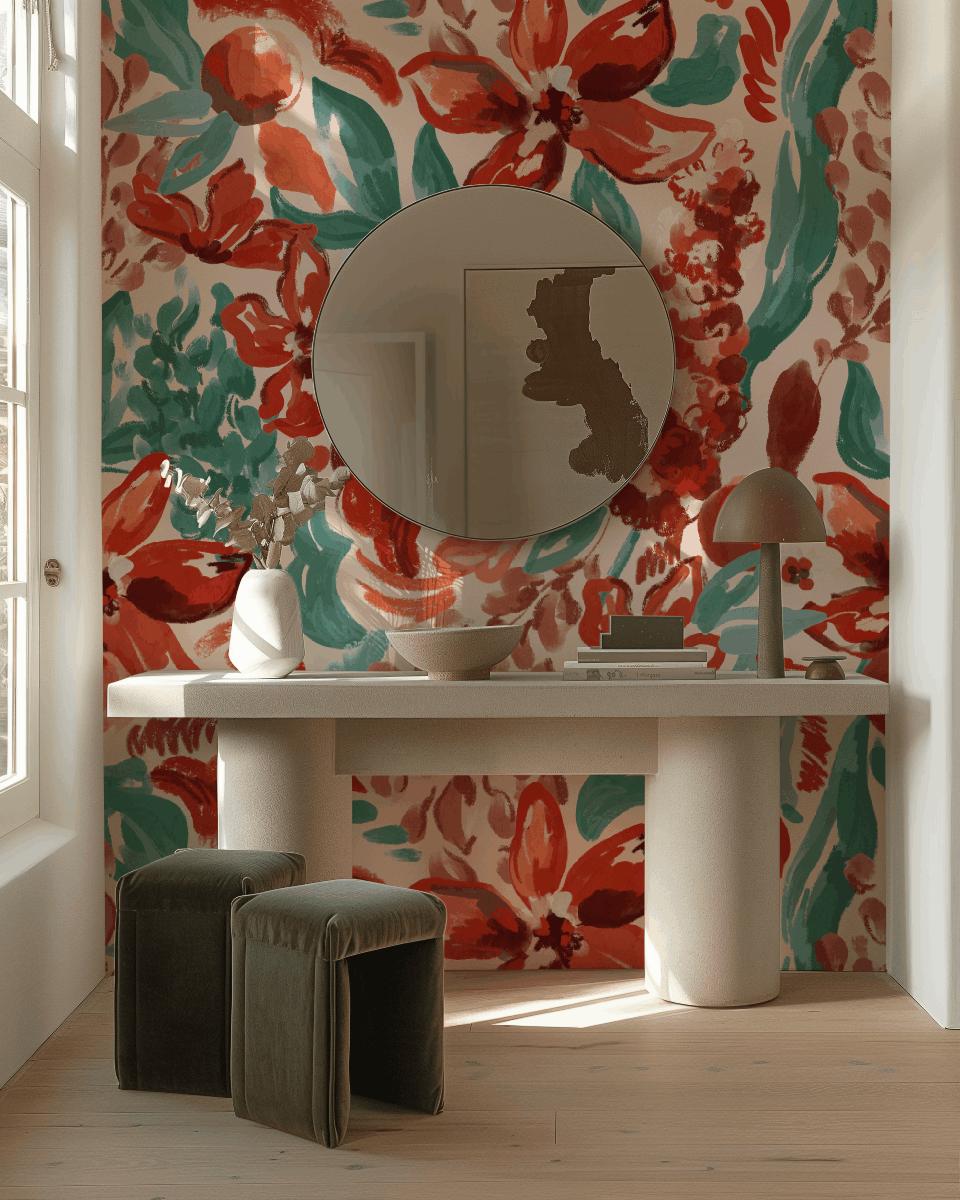 Intense Flowers III-PAMPA Wallcoverings
