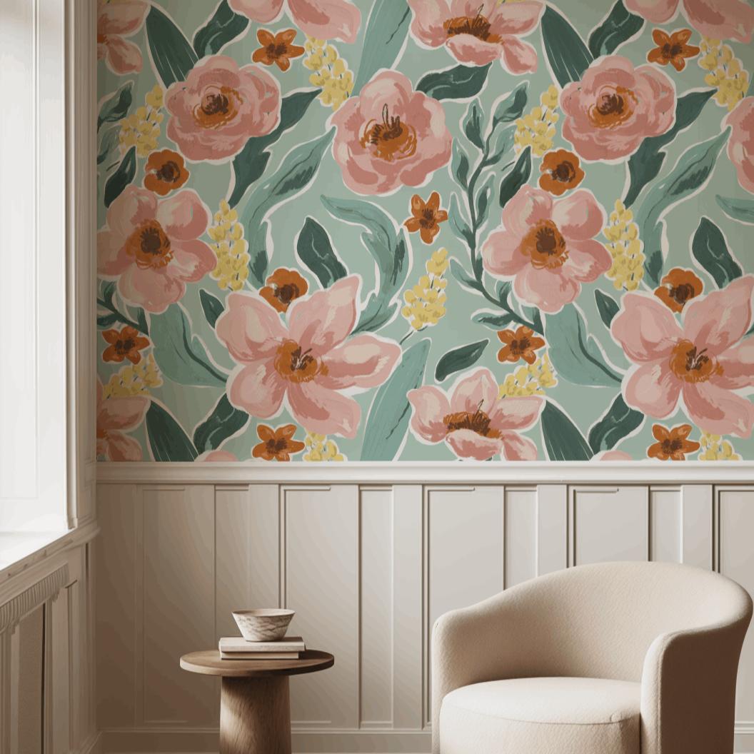 Intense Flowers V-PAMPA Wallcoverings