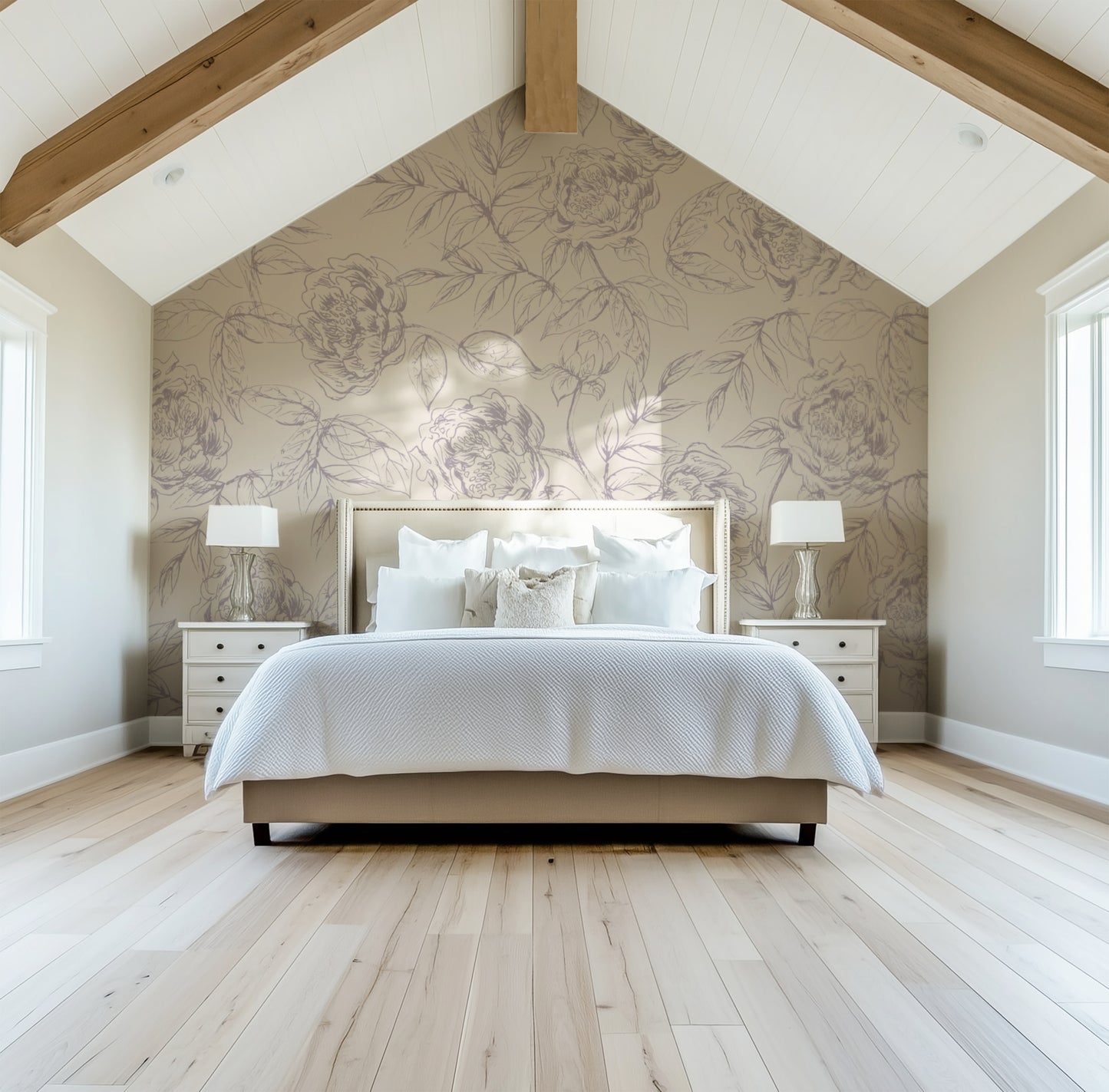 Sketched Peonies-PAMPA Wallcoverings