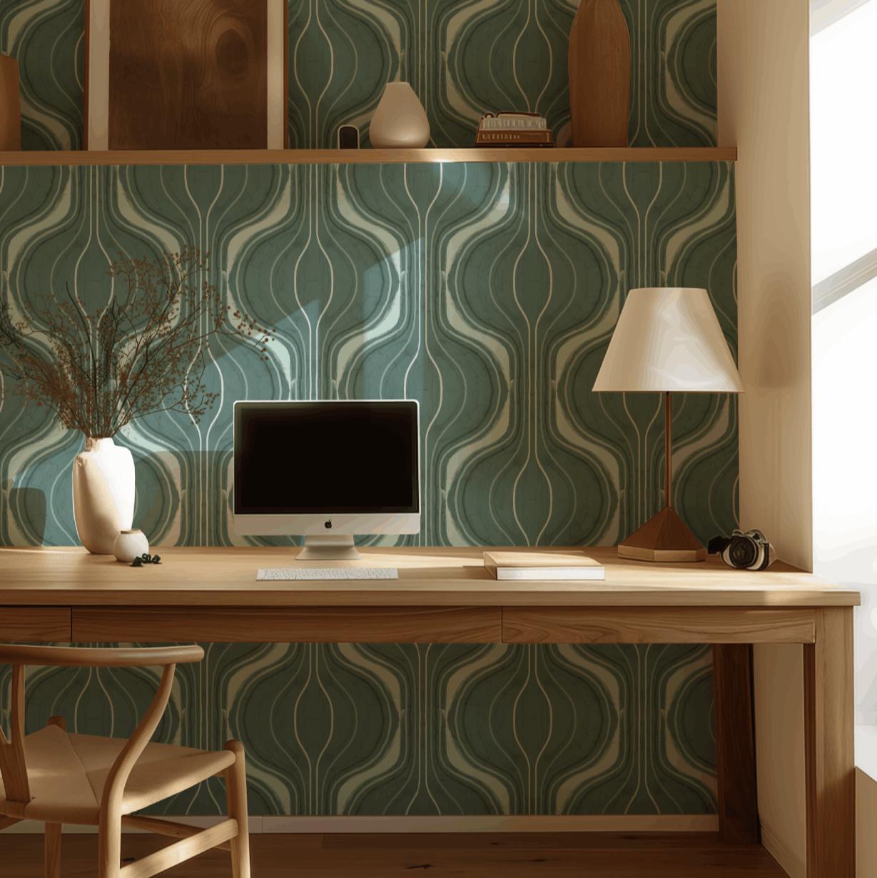 Verdant Curves-PAMPA Wallcoverings