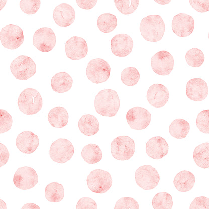 Watercolor Dots - Pink