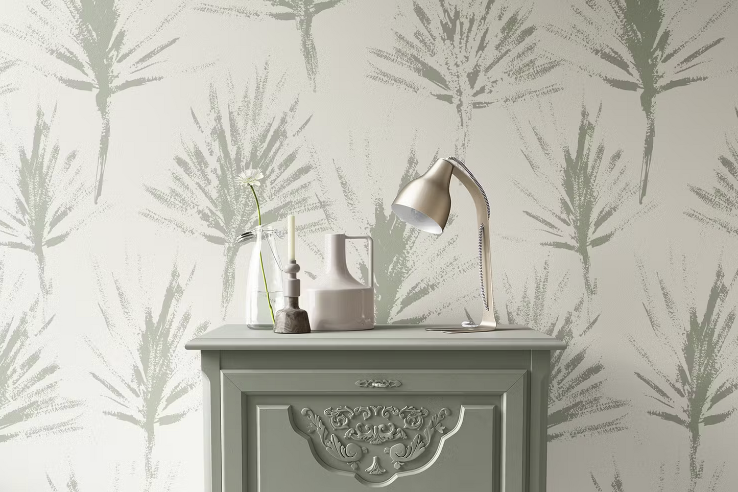 Painted Palm Twigs