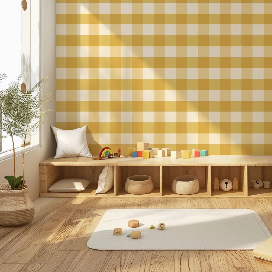 Checked Pattern Honey