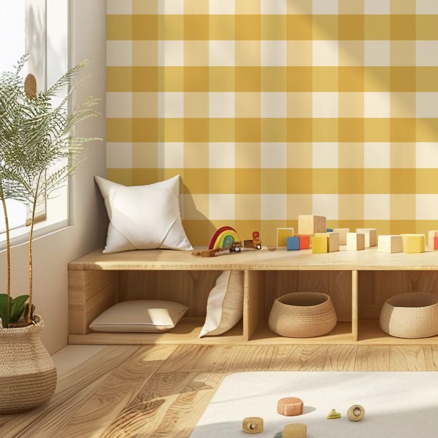 Checked Pattern Honey