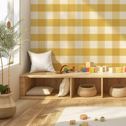 Checked Pattern Honey