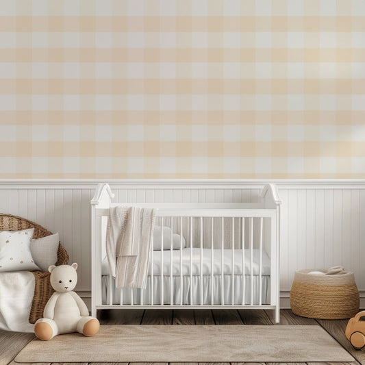 Checked Pattern Ivory