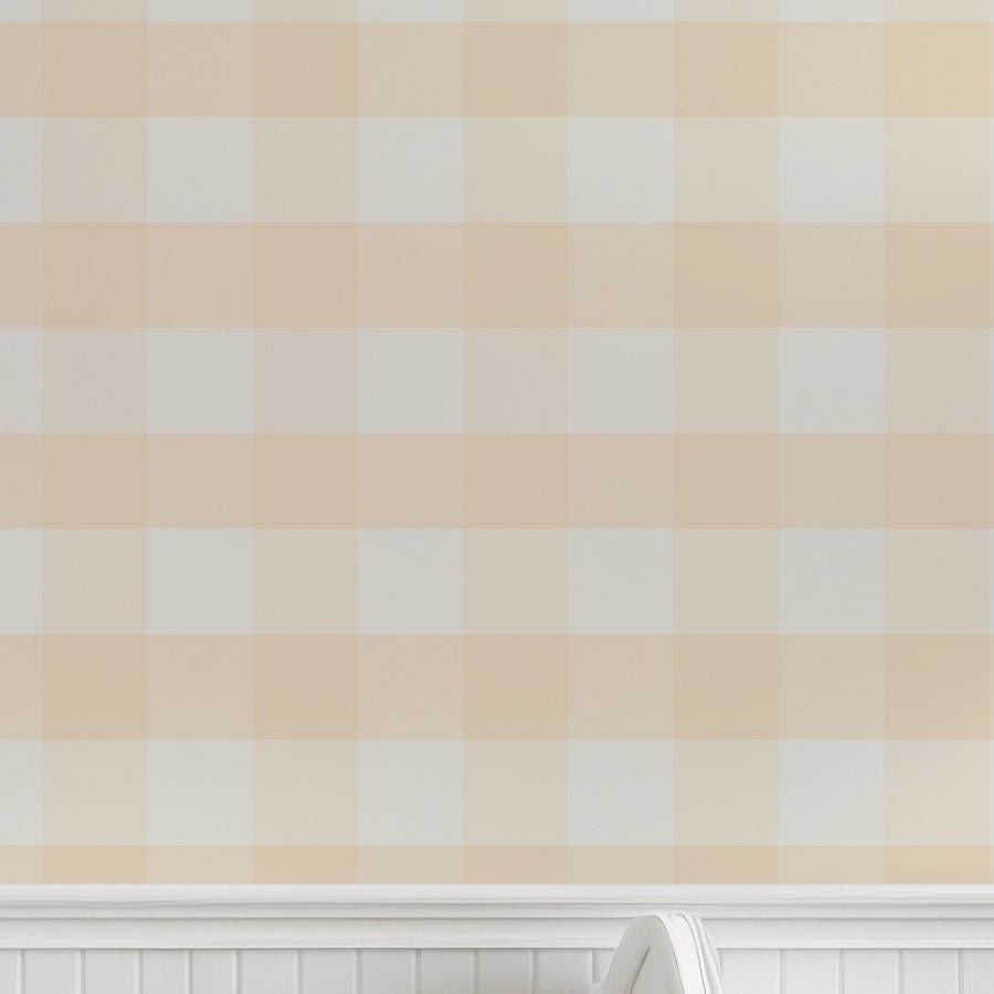 Checked Pattern Ivory