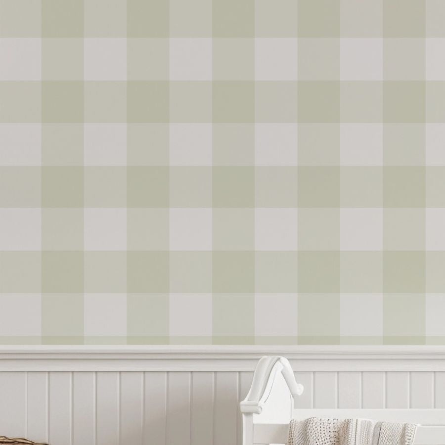 Checked Pattern Sage