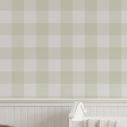 Checked Pattern Sage