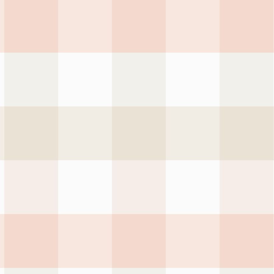 Checked Pattern - Blush & Green