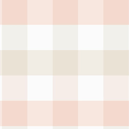 Checked Pattern - Blush & Green
