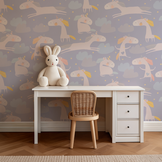 Cute Unicorns Wallpaper
