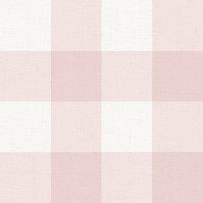 Checked Pattern Linen Blush