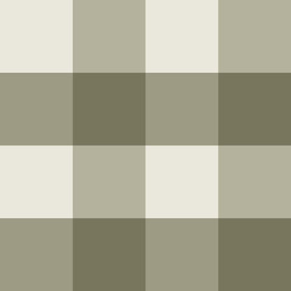 Checked Pattern Olive