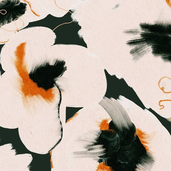 Bold Abstractions wallpaper sample, close-up of bold geometric pattern