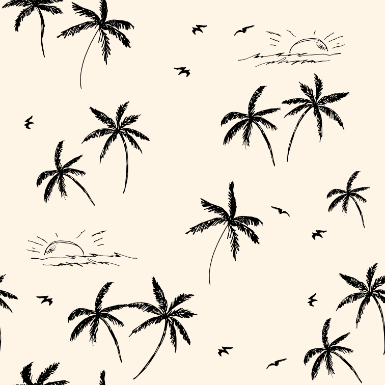 Seaside Palm Trees