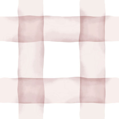 Watercolor Checked Pattern Blush