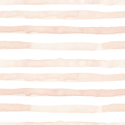 Watercolor Stripes - Pink