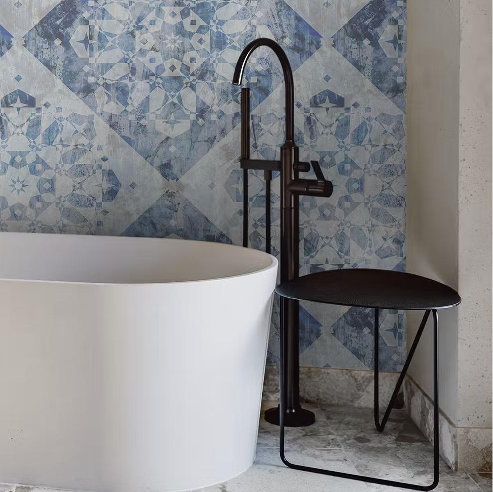 Blue Tiles-PAMPA Wallcoverings