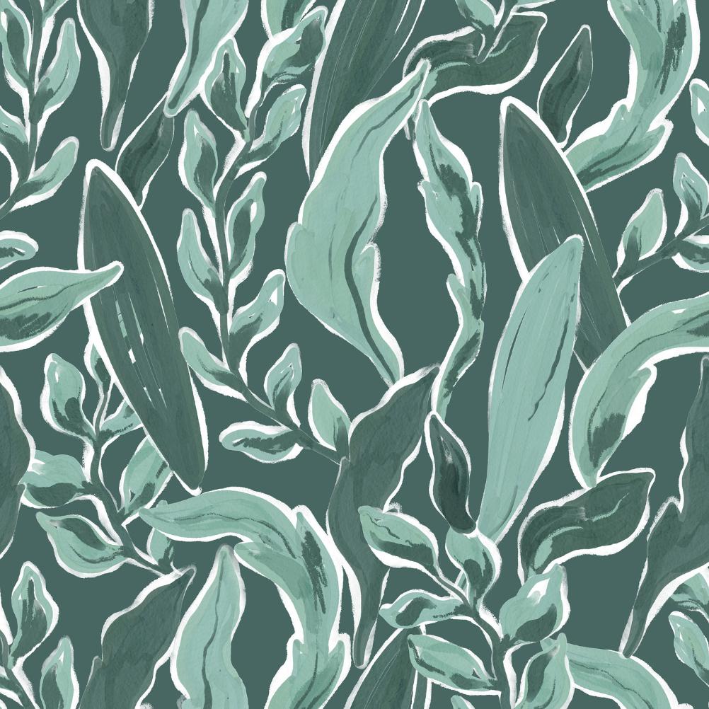 Botanical Strokes-PAMPA Wallcoverings