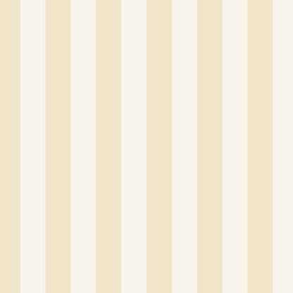 Classic Stripe Wallpaper in Buttercream & Warm Ivory – bold stripes on a warm ivory ground