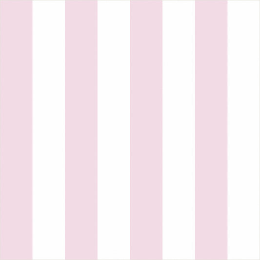 Cloud & Blush – Classic Stripe Wallpaper - true-scale 62 cm swatch