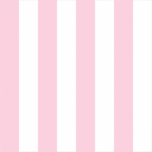 Cloud & Pink – Classic Stripe Wallpaper - true-scale 62 cm swatch
