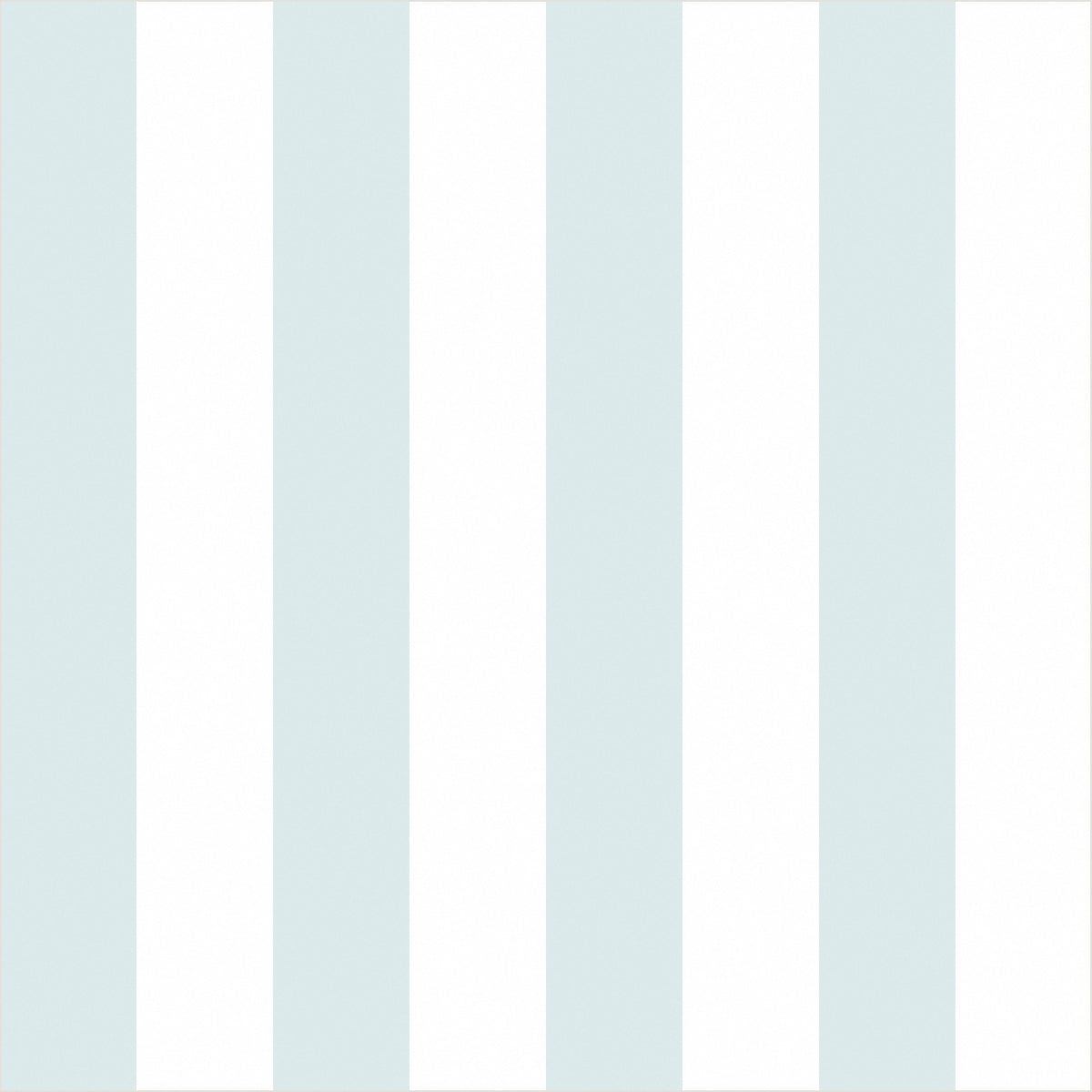 Cloud & Powder Blue – Classic Stripe Wallpaper - true-scale 62 cm swatch