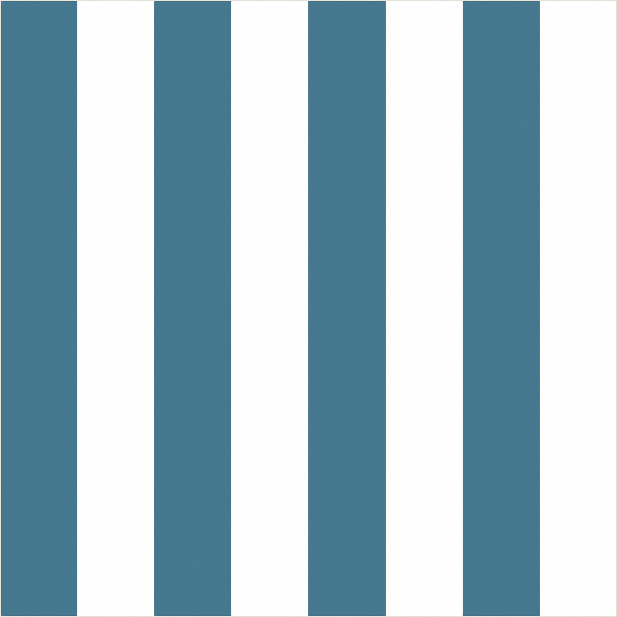 Cloud & Steel Blue – Classic Stripe Wallpaper - true-scale 62 cm swatch