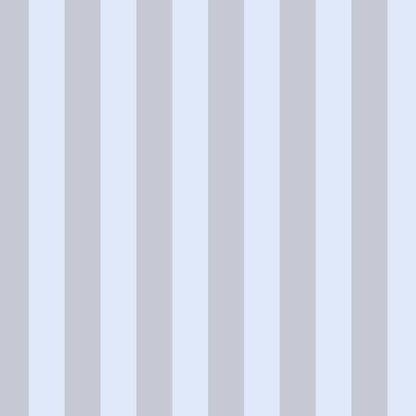 Classic Stripe Wallpaper in Dove Grey & Powder Blue – bold stripes on a powder blue ground