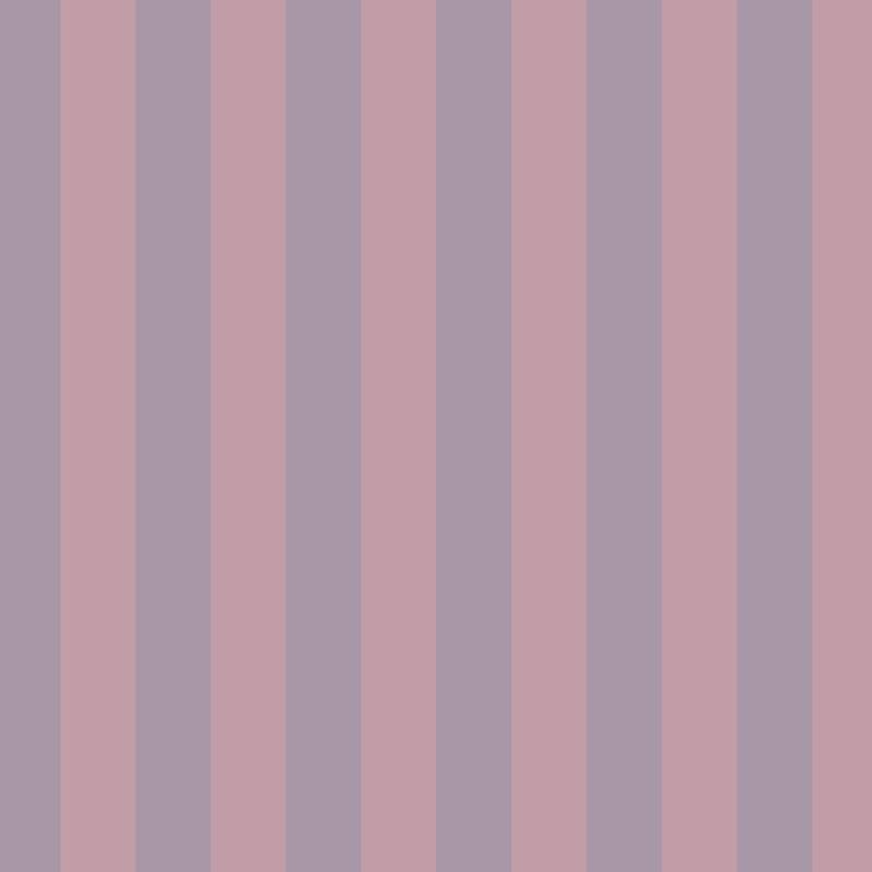 Classic Stripe Wallpaper in Dusty Lilac & Mauve Rose – bold stripes on a mauve rose ground