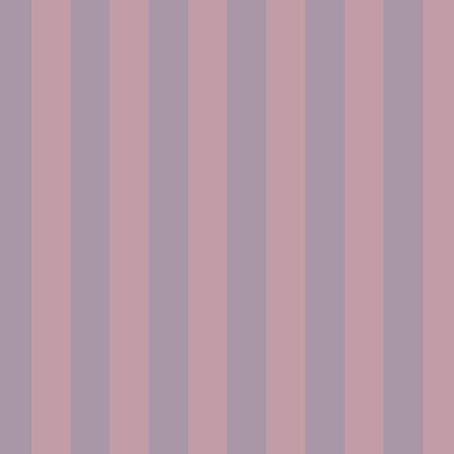 Classic Stripe Wallpaper in Dusty Lilac & Mauve Rose – bold stripes on a mauve rose ground