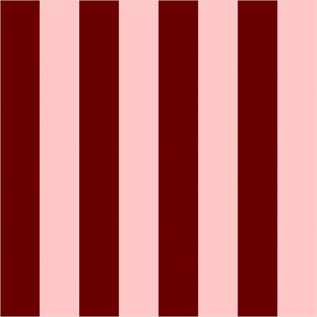 Maroon & Blush – Classic Stripe Wallpaper - true-scale 62 cm swatch