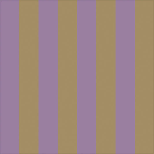 Mauve & Tan – Classic Stripe Wallpaper - true-scale 62 cm swatch