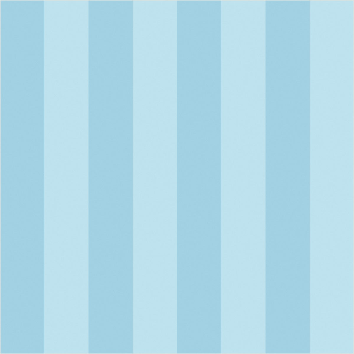 Powder & Sky – Classic Stripe Wallpaper - true-scale 62 cm swatch