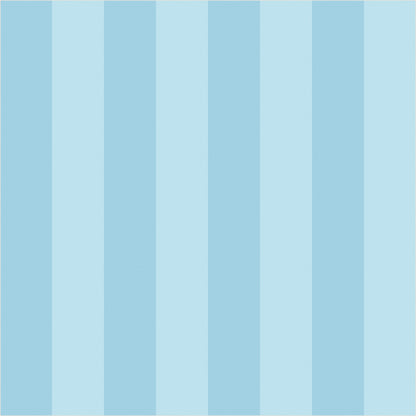 Powder & Sky – Classic Stripe Wallpaper - true-scale 62 cm swatch