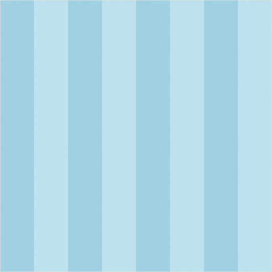 Powder & Sky – Classic Stripe Wallpaper - true-scale 62 cm swatch
