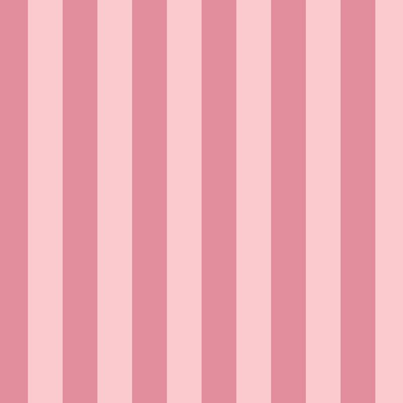 Classic Stripe Wallpaper in Rose Petal & Soft Blush – bold stripes on a soft blush ground