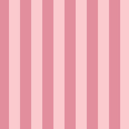 Classic Stripe Wallpaper in Rose Petal & Soft Blush – bold stripes on a soft blush ground