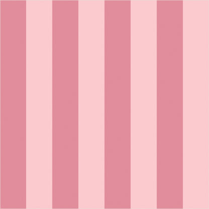 Rose Petal & Soft Blush – Classic Stripe Wallpaper - true-scale 62 cm swatch