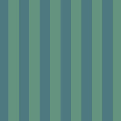 Classic Stripe Wallpaper in Sage & Teal – bold stripes on a teal ground