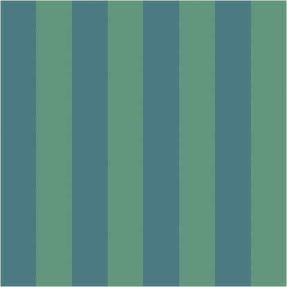 Sage & Teal – Classic Stripe Wallpaper - true-scale 62 cm swatch