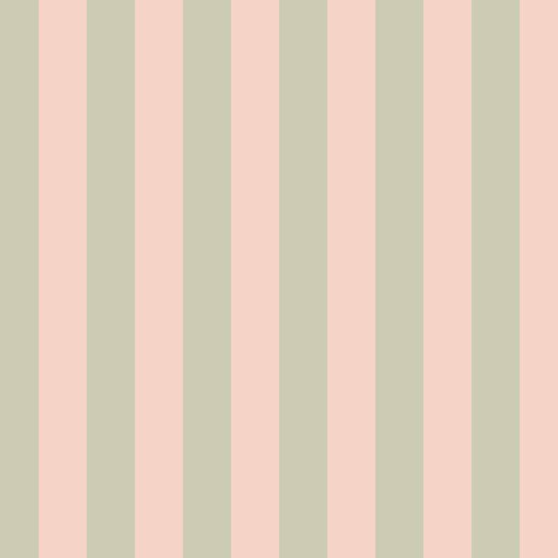 Classic Stripe Wallpaper in Sand & Cream – bold stripes on a cream ground