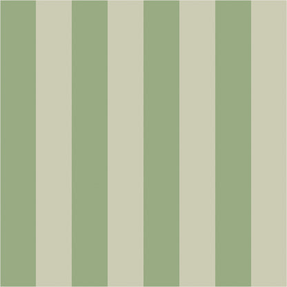 Sand & Sage – Classic Stripe Wallpaper - true-scale 62 cm swatch